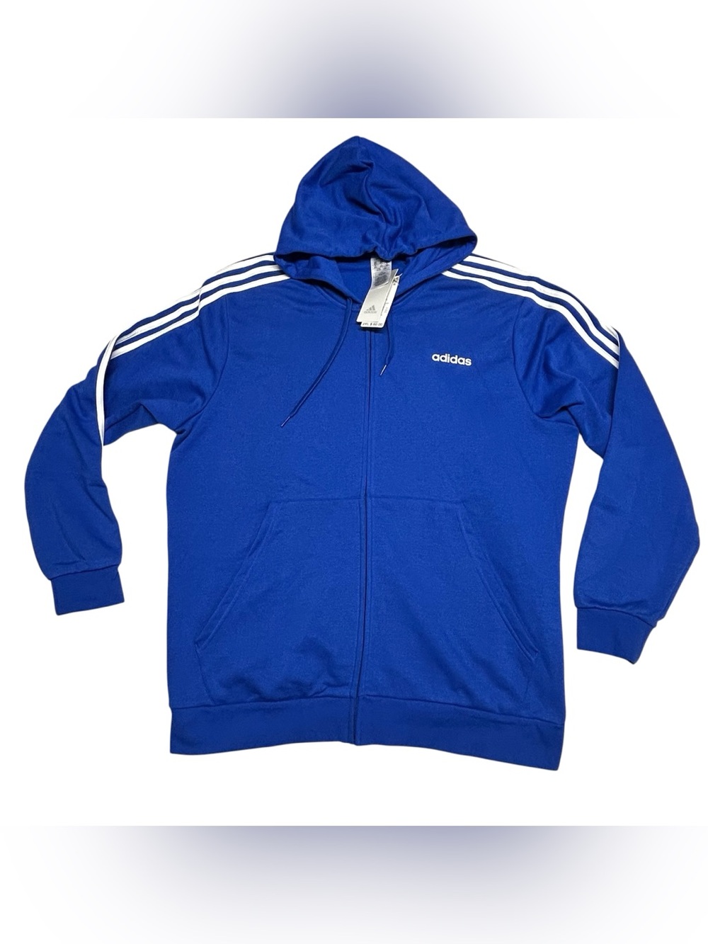 Adidas Track Mens Size 2XL Hoodie Jacket Golf Running  Activewear Full Zip NWT